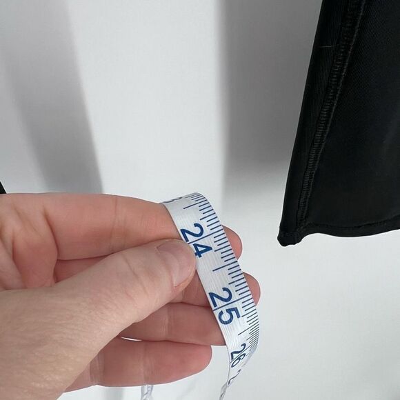 Gottex Women's Workout Pants Size Small Leggings Black White Phone Pocket Side c - Picture 10 of 12